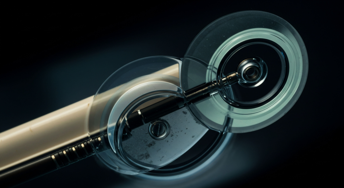 A precision mechanism, potentially a component of a Crypto Derivatives OS, showcases intricate Market Microstructure for High-Fidelity Execution. Transparent elements suggest Price Discovery and Latent Liquidity within RFQ Protocols. Its robust design implies Capital Efficiency and minimized Slippage for Institutional Grade Digital Asset Derivatives trading.